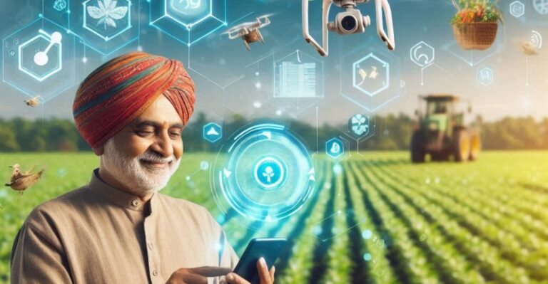 AI in Indian agriculture, AI-powered farming solutions, precision farming in India, AI drones for crop monitoring, smart irrigation systems in India, AI for pest control in farming, AI-based weather forecasting for farmers, AI in livestock management, soil health monitoring with AI, AI-driven market insights for farmers, government initiatives for AI in agriculture, challenges of AI adoption in Indian farming, future of AI in Indian agriculture, AI startups in Indian agriculture, AI for sustainable farming in India, AI tools for small farmers, AI for reducing farming costs, AI for increasing crop yield, AI for climate-resilient farming, AI for supply chain optimization in agriculture.