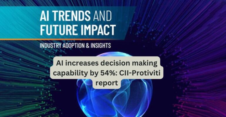 Artificial Intelligence in India, AI decision making, CII Protiviti report, AI adoption in Indian businesses, AI governance frameworks, Generative AI in India, Machine Learning trends, Predictive AI applications, AI ethics and compliance, AI in financial services, AI in healthcare, AI in manufacturing, AI in telecom, AI in aviation, AI cost optimization, AI risk management, AI customer experience, AI operational efficiency, AI future trends, AI challenges in India.