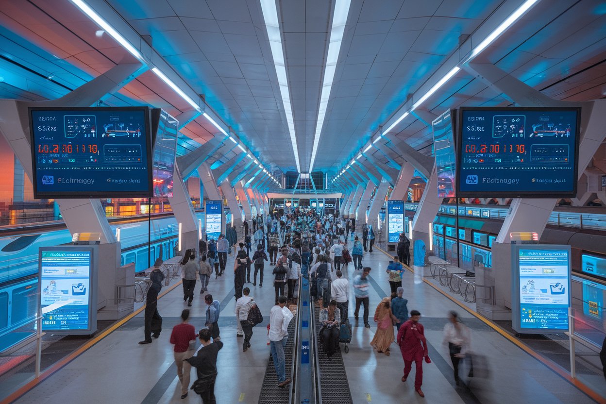 Artificial Intelligence in Indian Railways, AI for crowd management in railways, AI for crisis management in railways, smart railway stations using AI, AI technology in Indian Railways, benefits of AI in railways, AI for passenger safety in railways, real-time crowd monitoring using AI, AI-based security in railway stations, AI for train schedule management, Indian Railways AI initiatives, AI for better railway management, AI in railway station facilities, AI for real-time alerts in railways, AI for passenger convenience in railways, AI for railway station safety, AI for efficient railway operations, AI for improving railway services, AI for railway station crowd control, AI for railway emergency management.