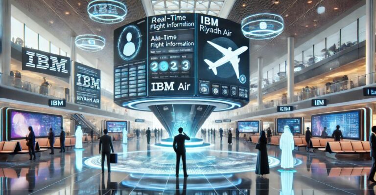 Riyadh Air IBM partnership, WatsonX AI in aviation, AI-powered airline services, future of aviation technology, Riyadh Air Vision 2030, AI in flight operations, predictive maintenance in airlines, AI customer service in aviation, digital-native airline, AI-driven flight scheduling, Riyadh Air launch date, IBM Consulting in aviation, AI in Saudi Arabia, WatsonX applications, AI in airline industry, Riyadh Air passenger experience, AI in aircraft maintenance, AI in travel industry, Riyadh Air and IBM collaboration, AI in airline operations
